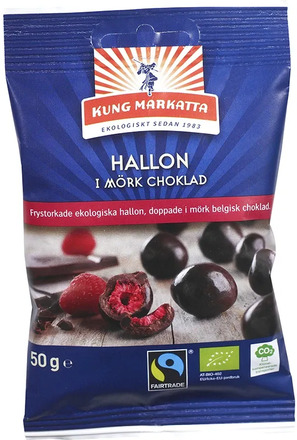 Kung Markatta Hallon i Mörk Choklad Eko FT 50 g
