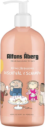 Alfons Jättestora Duschtvål & Schampo 500 ml