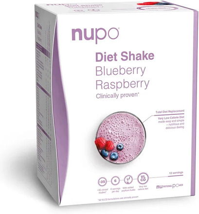 Nupo Diet Shake Blueberry Raspberry 12 portioner