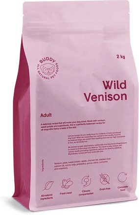 Buddy Pet foods Wild Venison 2 kg