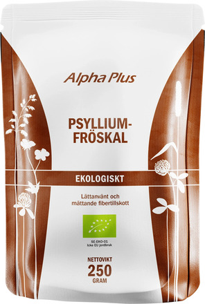 Alpha Plus Psylliumfröskal Eko 250 g