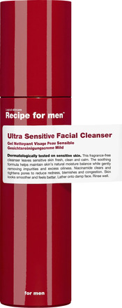 Recipe for Men Ultra Sensitive Facial Cleanser 100 ml