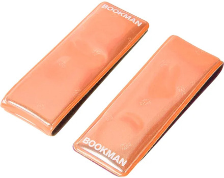 Bookman Clip-On Reflectors Orange 2-pack