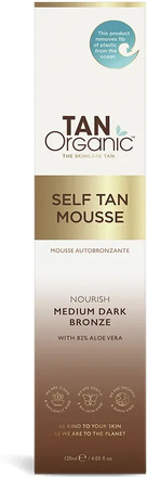 TanOrganic Self Tan Mousse Medium Dark Bronze 120 ml