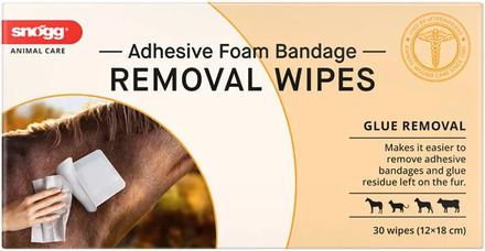 Snögg Adhesive Foam Bandage Removal Wipes 30 st