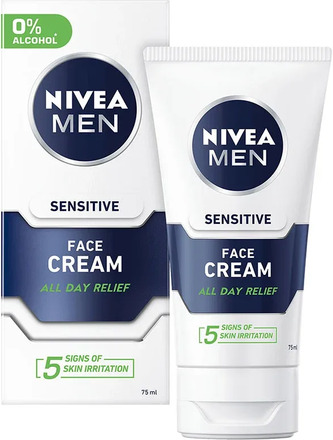 Nivea Men Sensitive Moisturiser Face Cream 75 ml