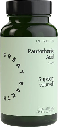 Great Earth Pantothenic Acid 120 tabletter