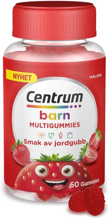 Centrum Multigummies barn smak av jordgubb