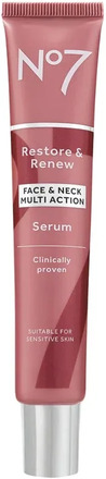 No7 Restore & Renew Face & Neck Multi Action Serum 30 ml