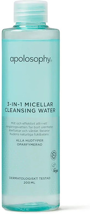 Apolosophy Face 3-in-1 Micellar Cleansing Water Oparfymerad 200 ml