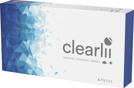 Clearlii Monthly Hydrogel Lenses månadslins 6-pack -3.25