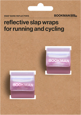 Bookman Snap Band Reflectors Pink 2-pack