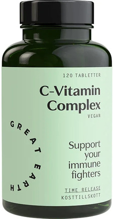 Great Earth C-Vitamin Complex 120 tabletter