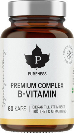 Pureness Premium Complex B-vitamin 60 kapslar