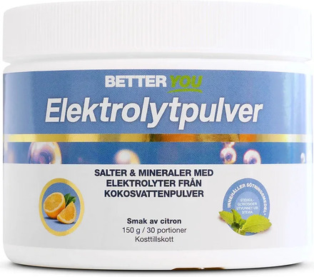 Better You Elektrolytpulver Citron 150 g