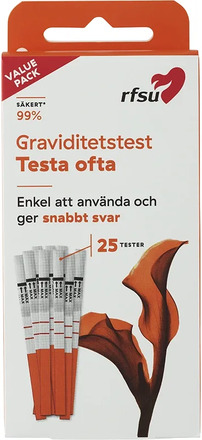 RFSU Graviditetstest teststickor 25-pack