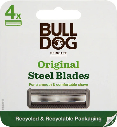 Bulldog Original Steel Blades Rakblad 4 st