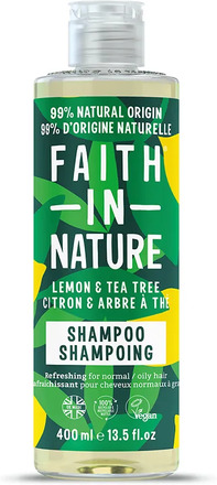 Faith in Nature Shampoo Lemon & Tea Tree 400 ml
