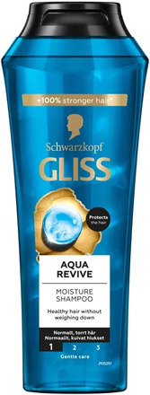 Schwarzkopf Gliss Moisture Shampoo Aqua Revive for Dry Hair to Normal Hair 250 ml