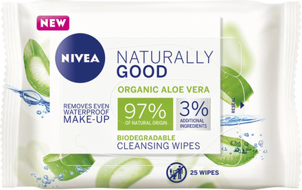 Nivea Naturally Good Wipes 25 st