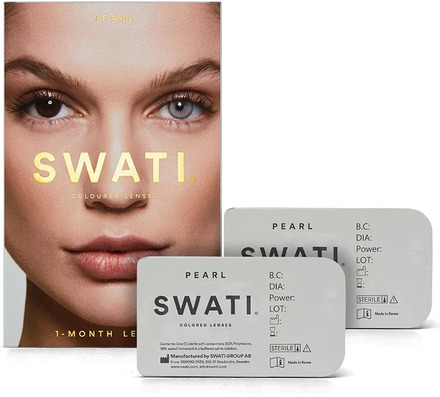 SWATI Cosmetics 1 Month Pearl färgade linser