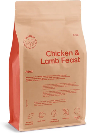 Buddy Pet Foods Chicken & Lamb Feast 5 kg