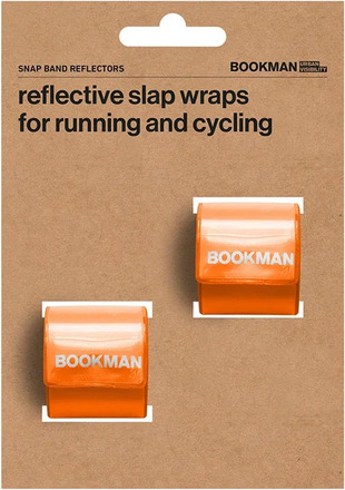 Bookman Snap Band Reflectors Orange 2-pack