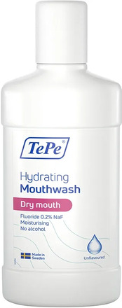 TePe Hydrating Mouth Wash Dry Mouth Unflavoured 500 ml