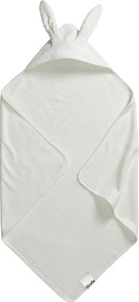 Elodie Hooded Towel Vanilla White Bunny 0-3 år