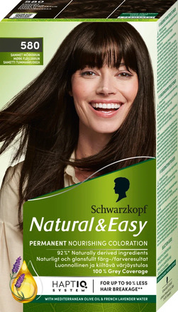Schwarzkopf Natural & Easy Hårfärg 580 Mörkbrun