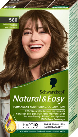 Schwarzkopf Natural & Easy Hårfärg 560 Kashmirbrun