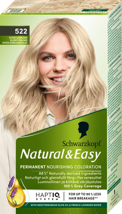 Schwarzkopf Natural & Easy Hårfärg 522 Ljusblond