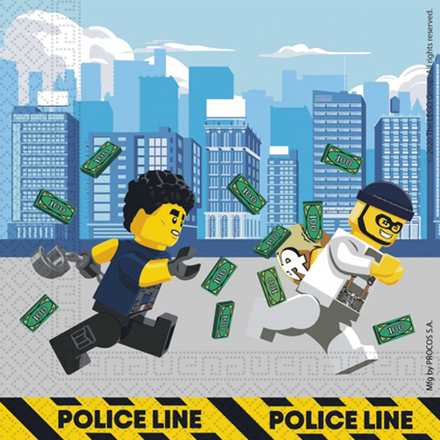 Servetter Lego Ninjago Police - 20-pack