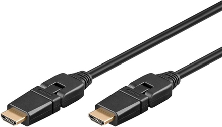 Goobay Fleksibelt HDMI Höghastighetskabel med Ethernet - 5 meter
