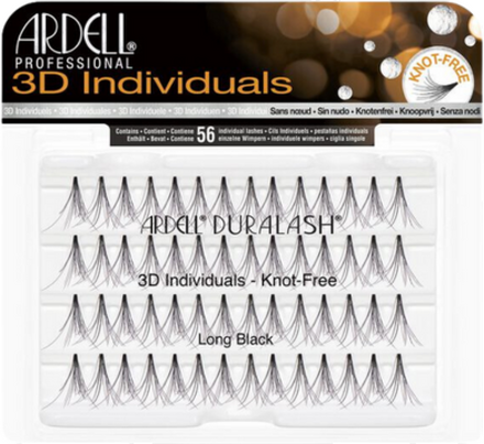 Ardell Duralash 3D Individuals Long Black Falsk Ögonfransar