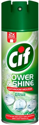 Cif Power & Shine Citrus Bathroom Mousse - 500ml