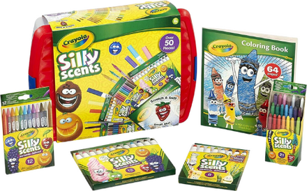 Crayola Silly Scent Dra & Färgsats 50+ Dele