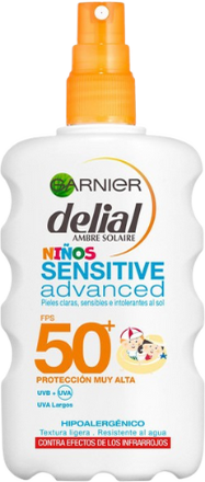 Garnier Delial Ninos solkräm Spray SPF50 - 200 ml