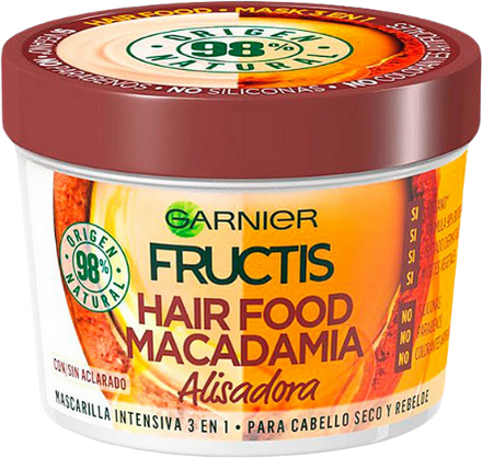 Garnier Fructis Hair Food Macadamia Alisadora Hårbehandling - 390ml