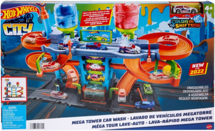 Hot Wheels City Mega Tower Car Wash Leksaksset