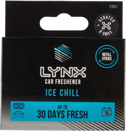 Lynx Ice Chill Refill Luftfräschare till Bil - 2 PCS