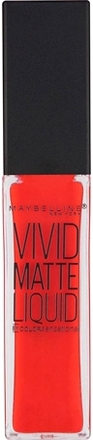Maybelline Vivid Matte Liquid Lip Gloss Rebel Red
