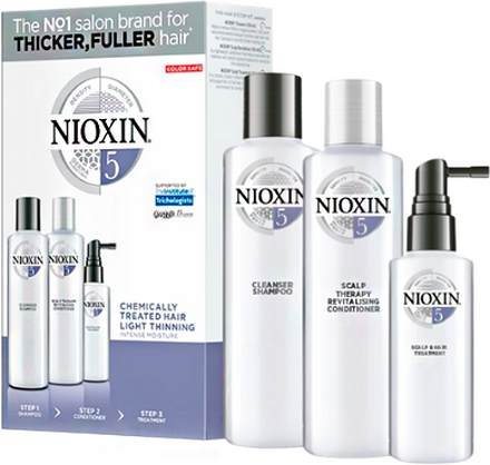 Nioxin Rättegång Utrustning Systemet 5 - Kemisk Behandlad Hår