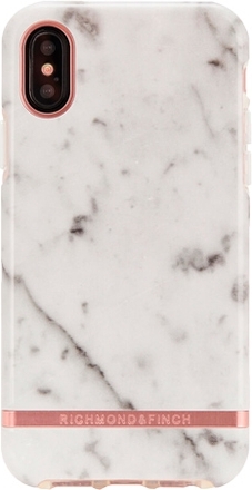 Richmond & Finch White Marble Mobil Cover - iPhone X/Xs