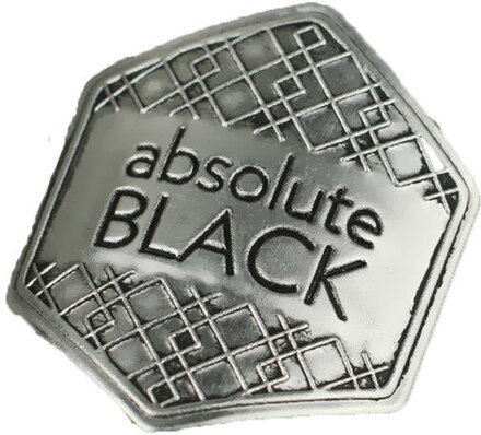 Absolute Black Logo Sticker Grå
