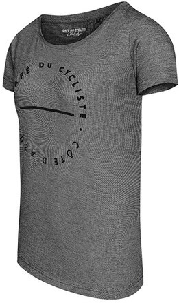 Café Du Cycliste Classic Dame T-Skjorte Sort, Str. XL