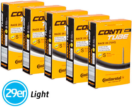 Conti 29" Light 5 Pack Slangar 29 x 1.75 - 2.5, 60 mm ventil