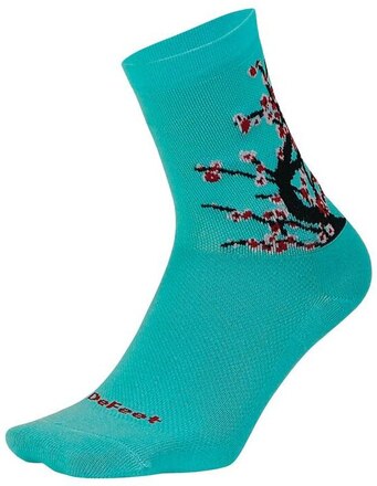 DeFeet Aireator 4" Dam Strumpor Blossom (Neptune), Str. M