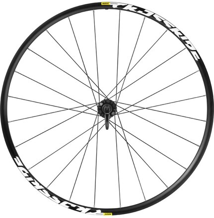 Mavic Crossride 26" FTS-X Bakhjul Sort/Hvit, 6-bolt, QRx135mm, 1060 gr