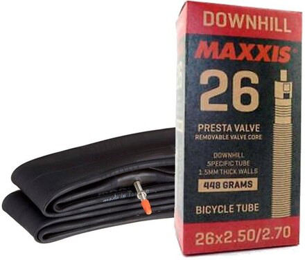 Maxxis Downhill Presta 26" Slang 26"x2.5/2.7, Prestaventil, 449g